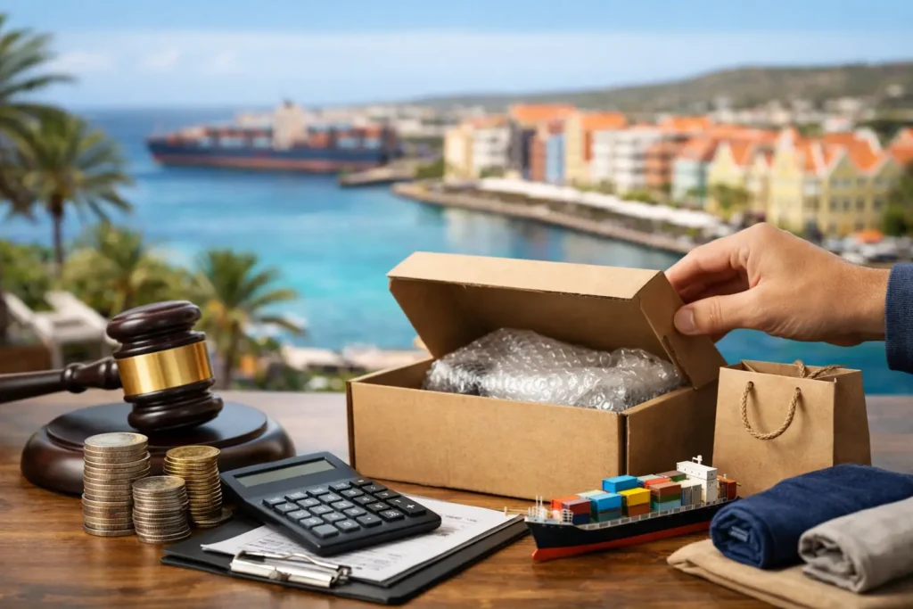 Invoerrechten betalen op Curaçao aankopen