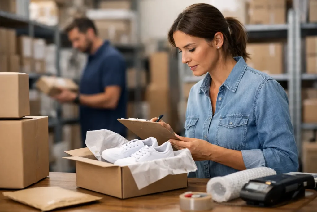 Kwaliteitscontrole van webshop bestellingen