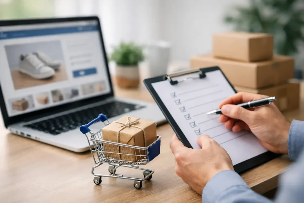 Stappenplan voor online aankoopservice