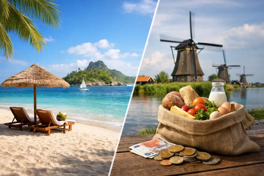 Eilandprijzen versus Nederland: wat betaalt u echt?