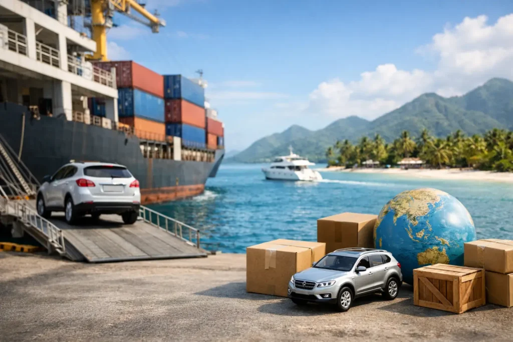 Importservice voor particulieren naar de eilanden