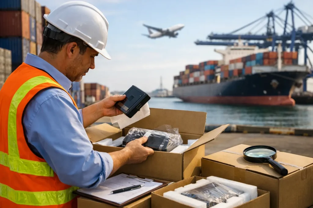 Productcontrole voor overzeese verzending